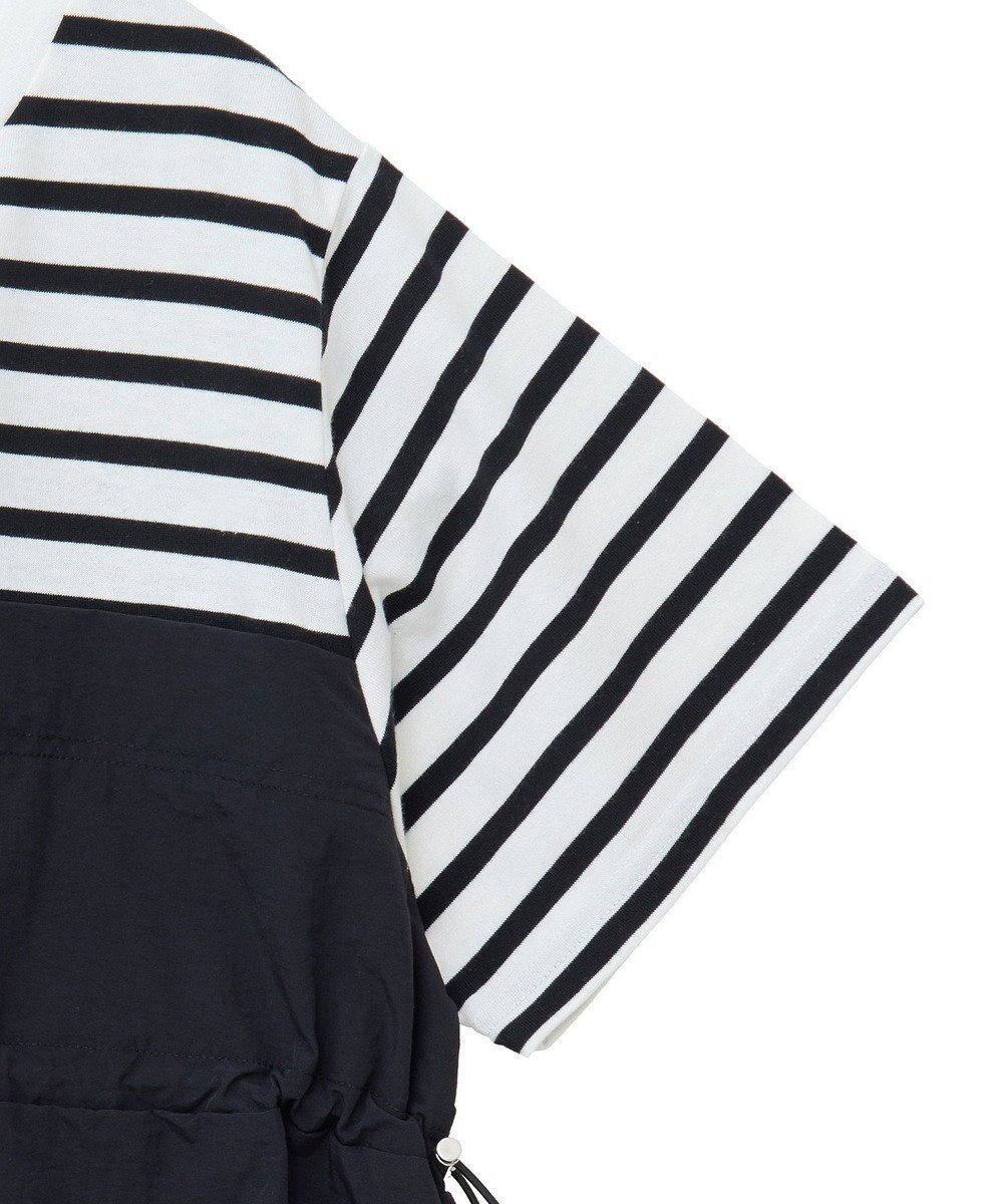 Green Parks ビスチェドッキングドロスト５分袖プルオーバー 