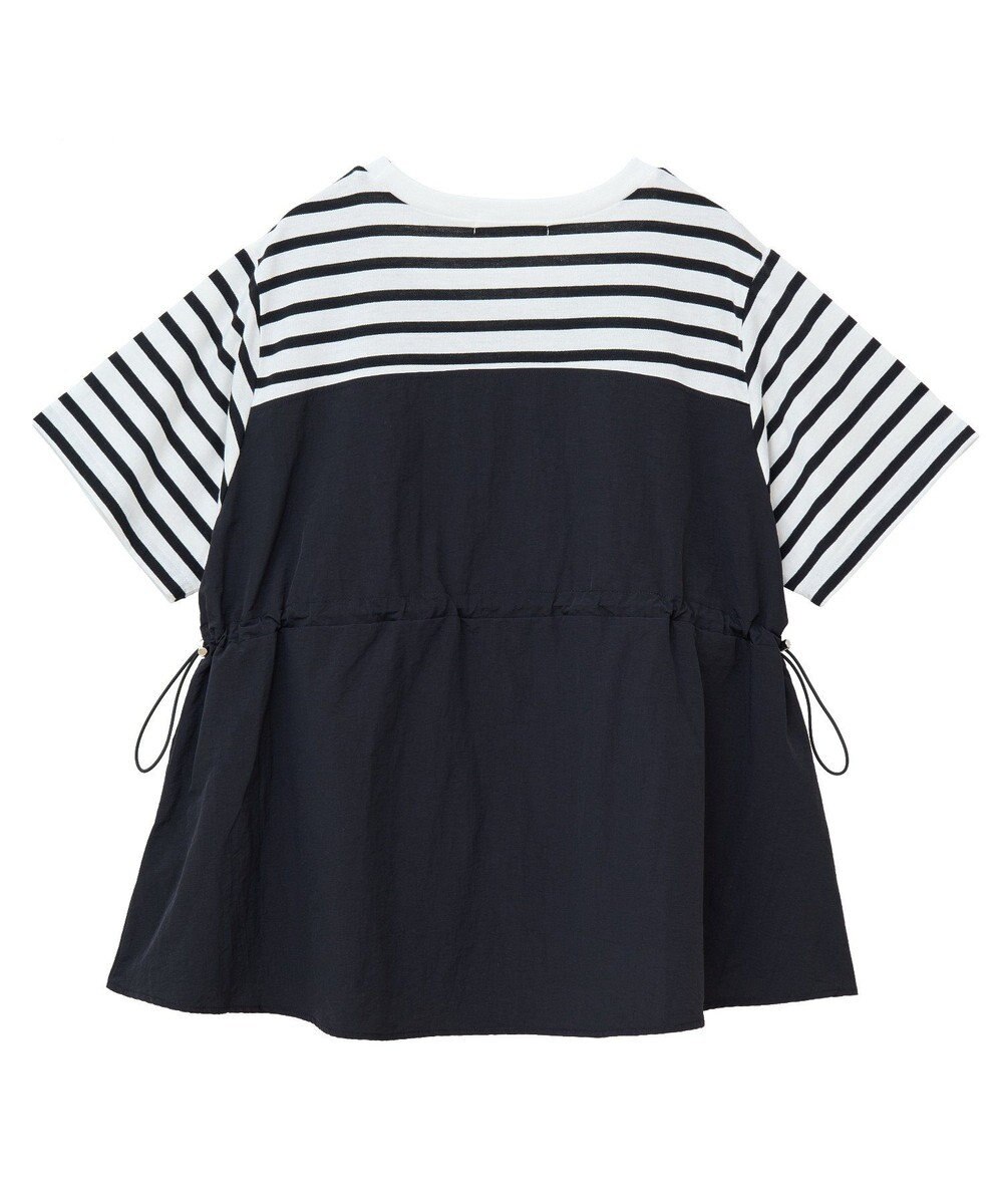 Green Parks ビスチェドッキングドロスト５分袖プルオーバー 