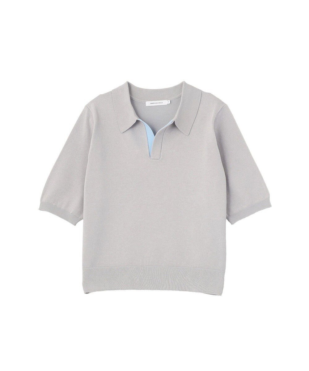 AMERICAN HOLIC 襟付き配色ニット 