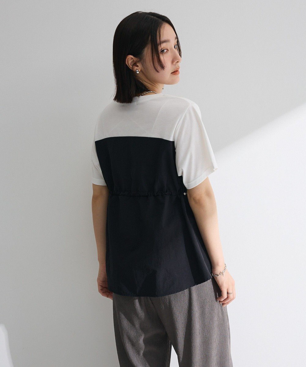 Green Parks ビスチェドッキングドロスト５分袖プルオーバー 