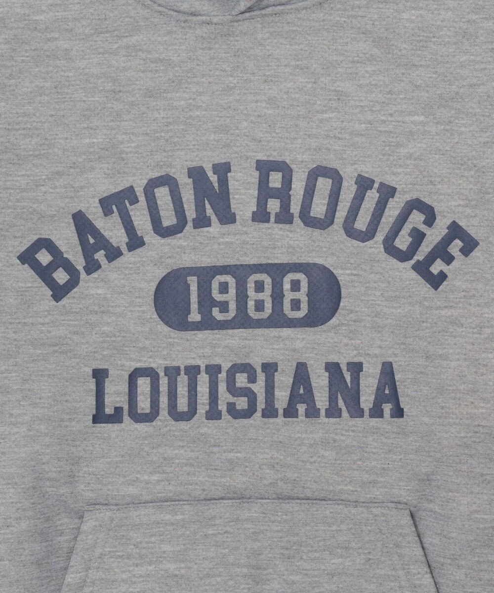 WEGO 【ユニセックス着用ITEM/裏起毛】カレッジロゴボアパーカー 