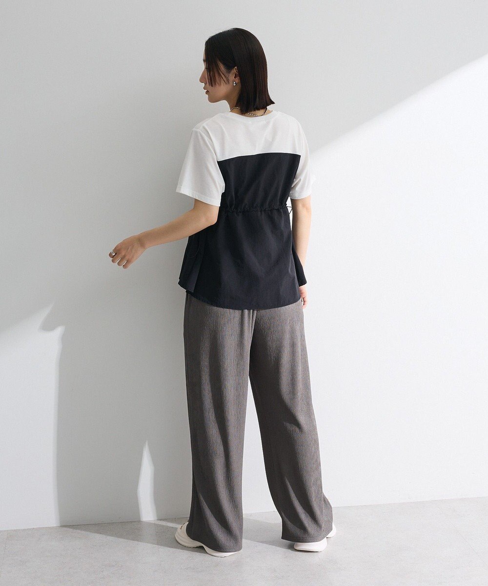 Green Parks ビスチェドッキングドロスト５分袖プルオーバー 