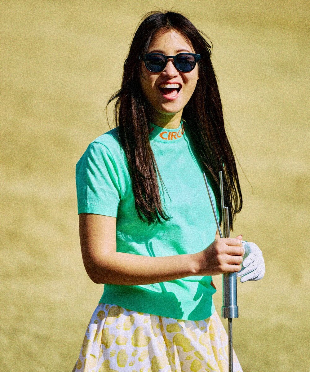 PW CIRCULUS 【ペチパンツ付】【WOMEN】アニマルドットフレアスカート ゴルフウェア レディース 