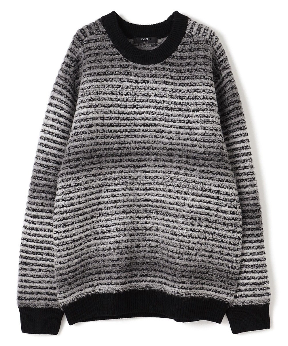 JOSEPH HOMME ヘアリーグラデーション　クルーネックニット 