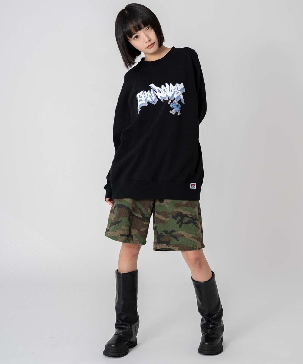 WEGO 【ユニセックス着用ITEM/MLサイズ展開】別注BENDAVISバブルロゴプルオーバー 