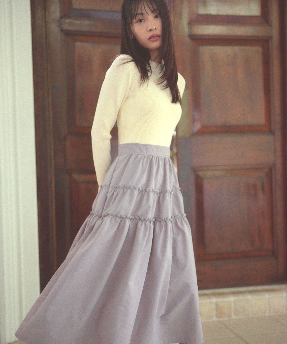 Feroux ティアードスカートドッキング ワンピース 