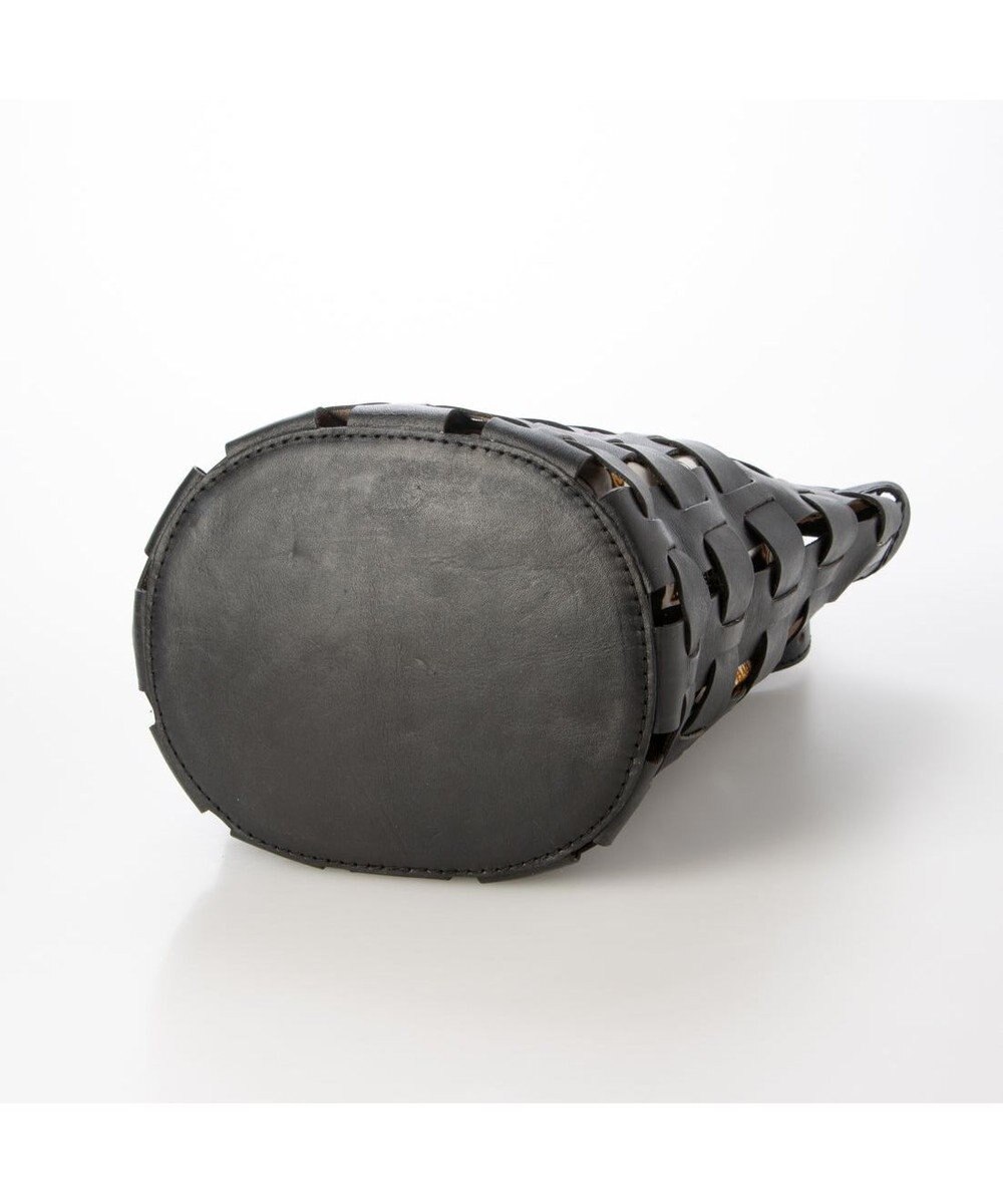 UNBILLION ピークスピーク PEAKS PEAK / 牛革透かし編みメッシュショルダートート 