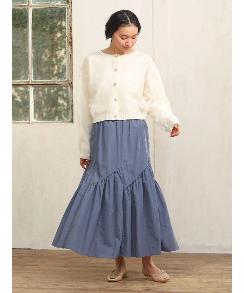 Green Parks ・ＥＬＥＮＣＡＲＥ　ＤＵＥ　２ｗａｙチュールレイヤーカーデ 