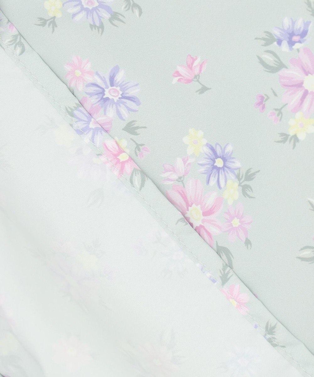 ANY KIDS 裾ペプラム 花柄 ブルゾン 