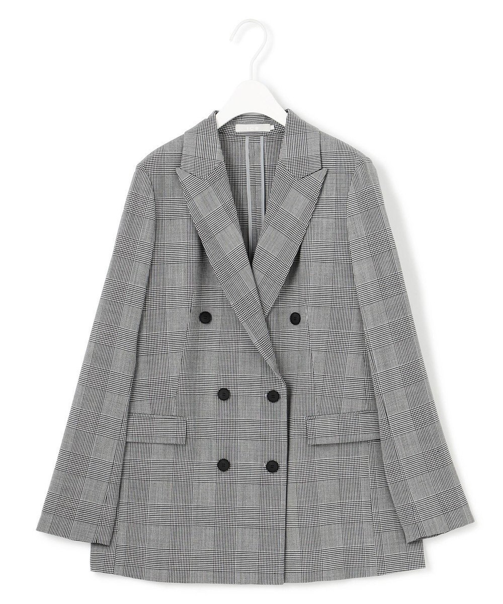 ICB L ウール2WAYストレッチ ダブルブレストジャケット 