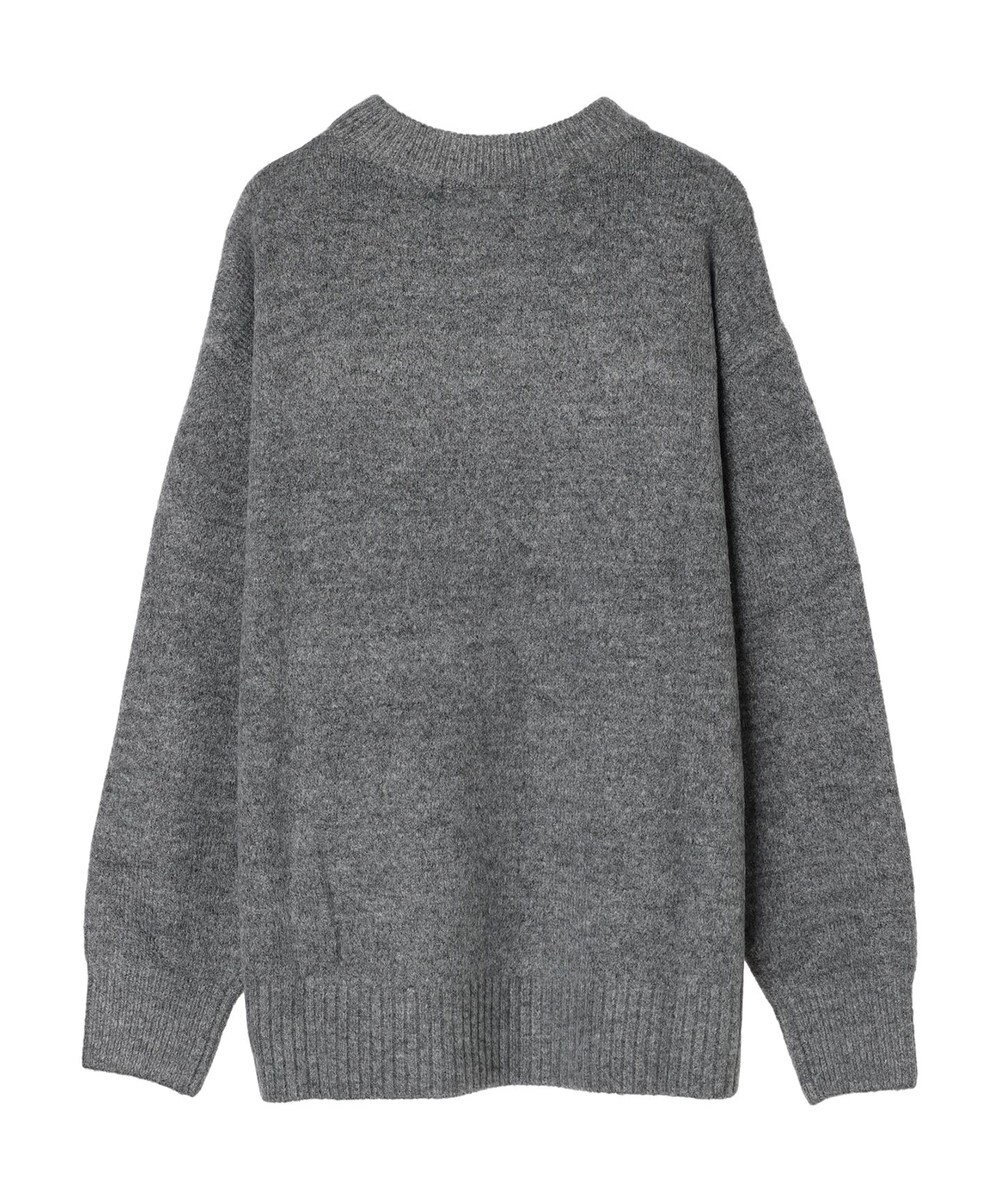 Green Parks ｆｕｗａっとメランジ前後差ニットプルオーバー 