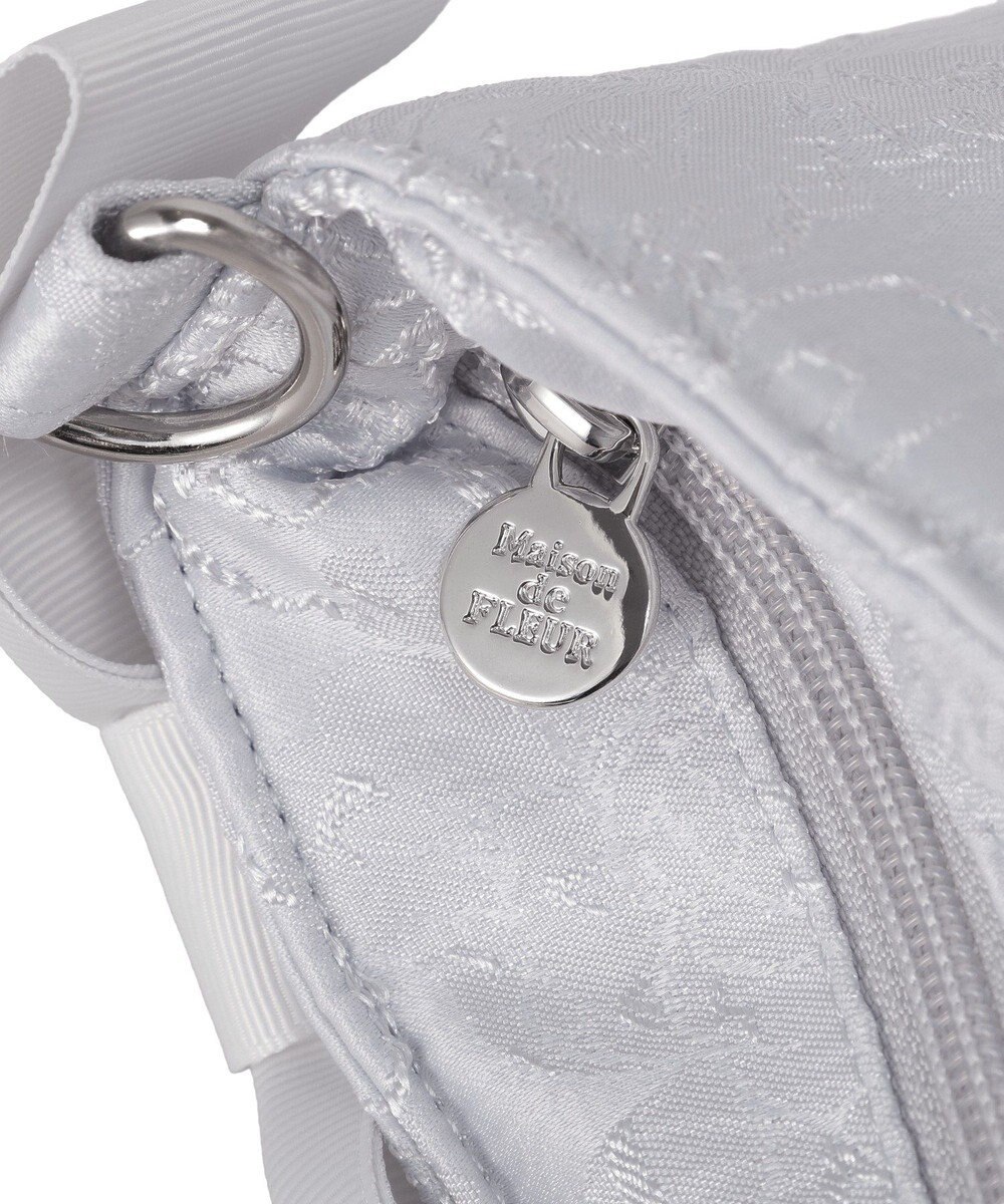 Maison de FLEUR ブルーマニアボリュームリボン２ＷａｙトートＭバッグ 