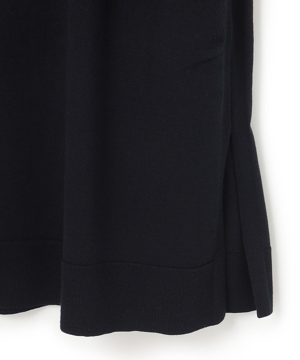 23区 L 【好評につきカラー追加】ヴィスコースストレッチ リブ袖 ワンピース 