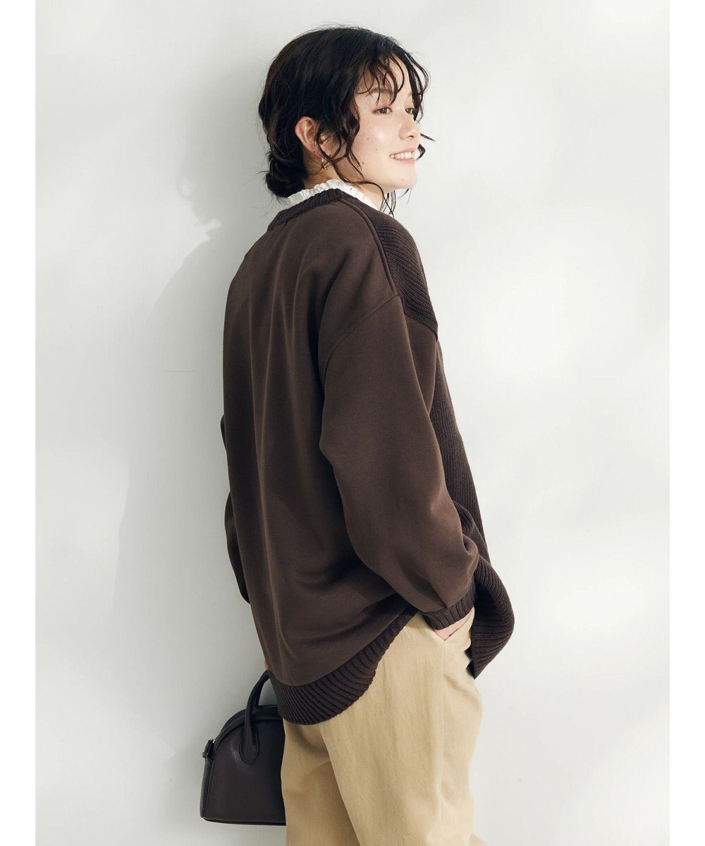 CRAFT STANDARD BOUTIQUE 片畔ニットドッキングチュニック 