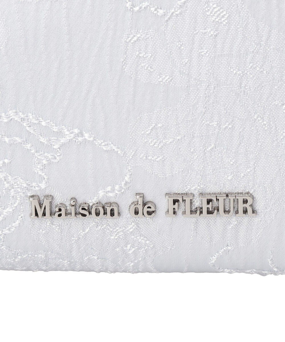 Maison de FLEUR ブルーマニアボリュームリボン２ＷａｙトートＳバッグ 