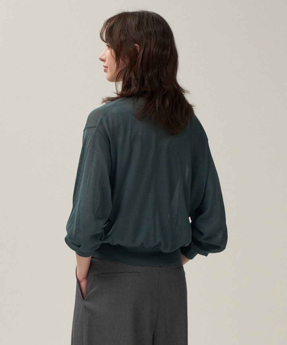 ATON COMPACT COTTON | Vネックニットカーディガン 