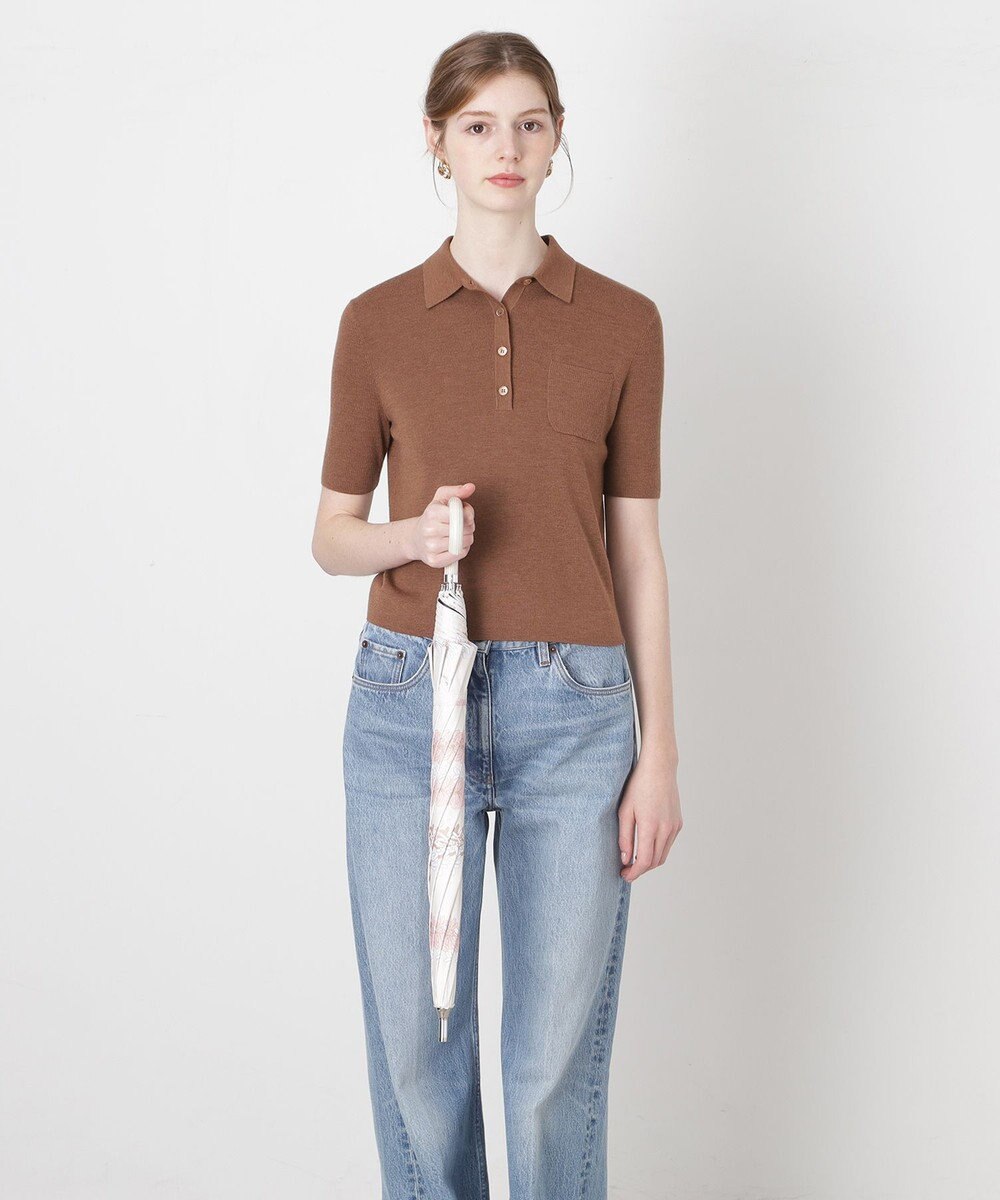 MOONBAT 【 遮光率100％/遮熱/UV】PAUL&JOE ACCESSOIRES(ポール&ジョー) 晴雨兼用日傘 クリザンテーム 総柄 花柄 長傘 