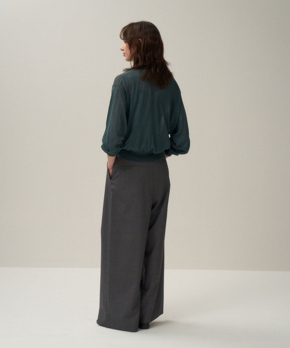 ATON COMPACT COTTON | Vネックニットカーディガン 