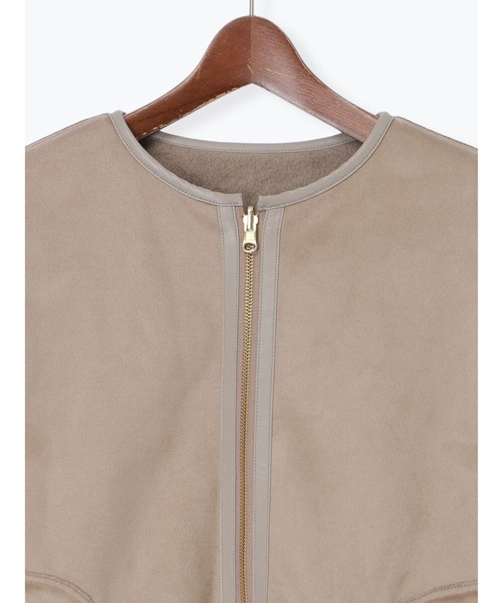 Te chichi リバーシブルファームートンブルゾン 