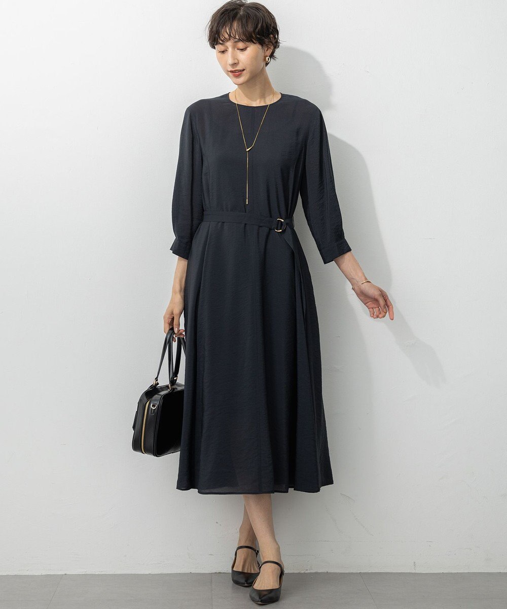 23区 シアースパンオーガンジー ワンピース 