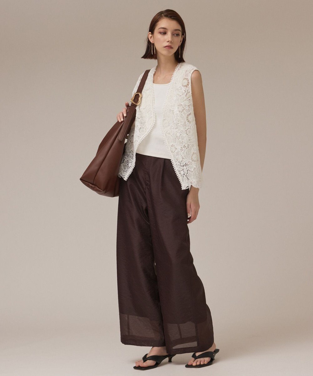 GRACE CONTINENTAL レース刺繍ベスト 