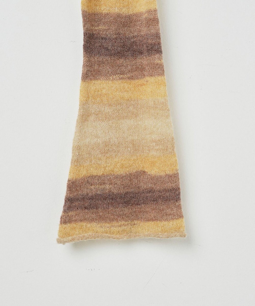 WEGO 段染めボーダーショートニット 