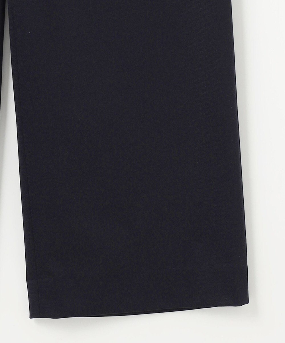 J.PRESS LADIES S 【セットアップ対応・洗える・抗菌防臭】T/Cポンチ セミワイド パンツ 