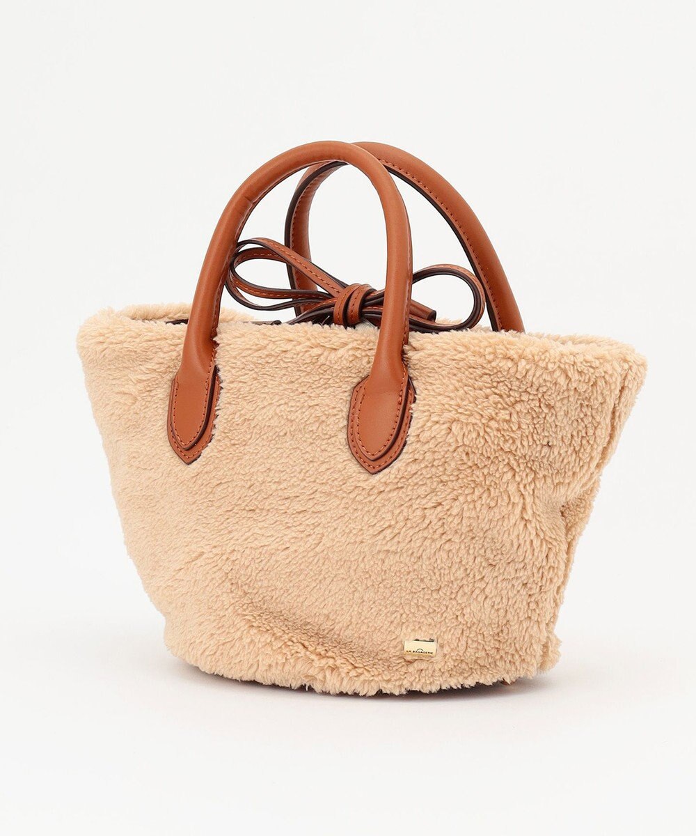 LA BAGAGERIE エコファー　バケツハンドバッグ 