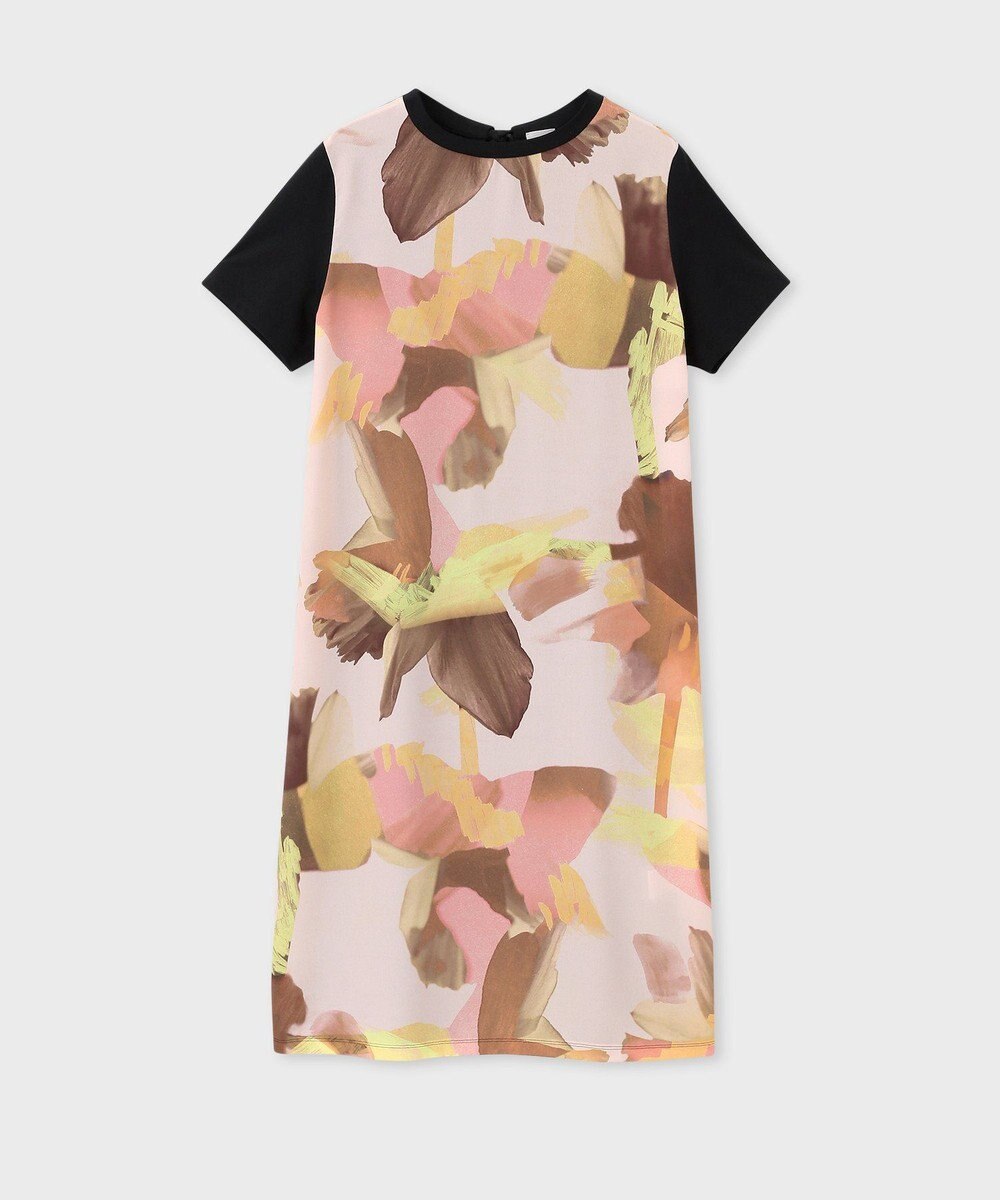 Paul Smith 【洗える】Floral Paint Studies コンビ ドレス 