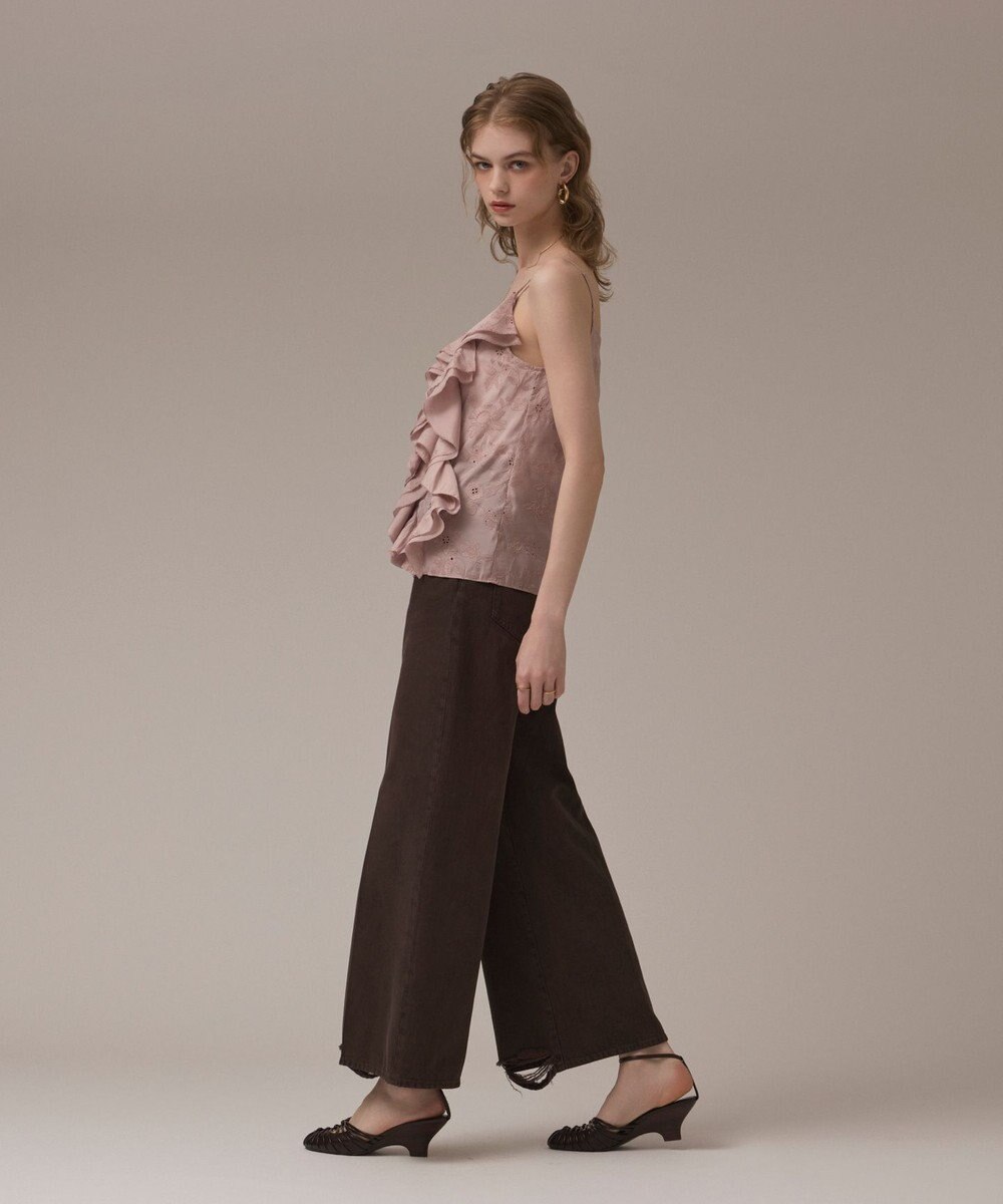 GRACE CONTINENTAL エンブロイダリーキャミブラウス 