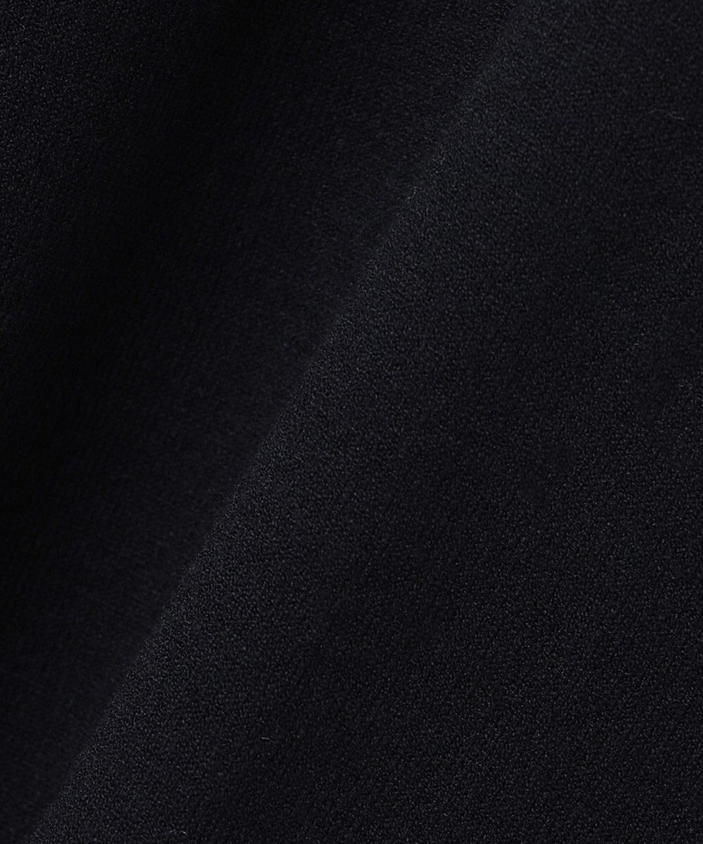 23区 L 【好評につきカラー追加】ヴィスコースストレッチ リブ袖 ワンピース 