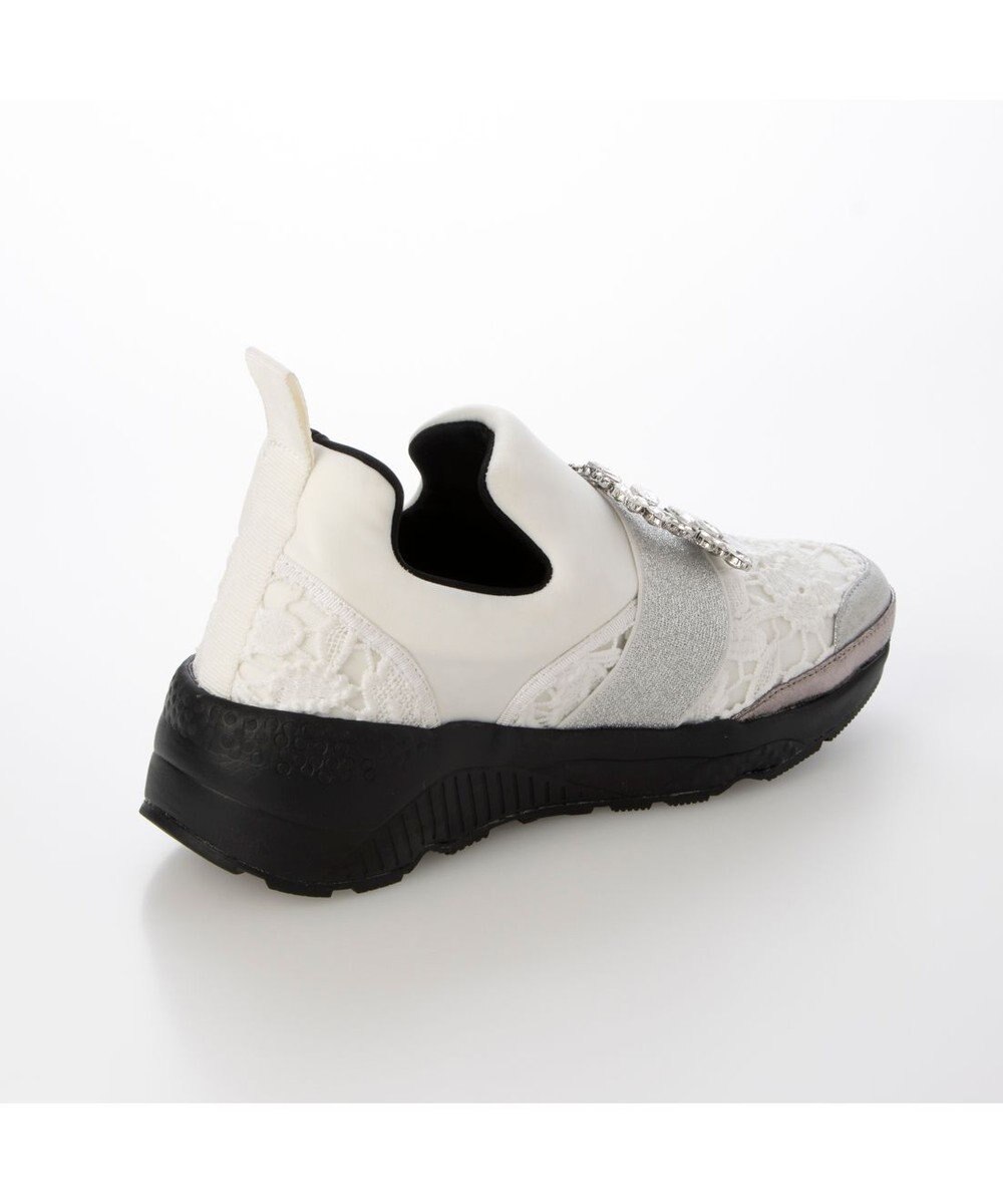 MODE ET JACOMO <carino>ビジューバックル厚底スニーカー 