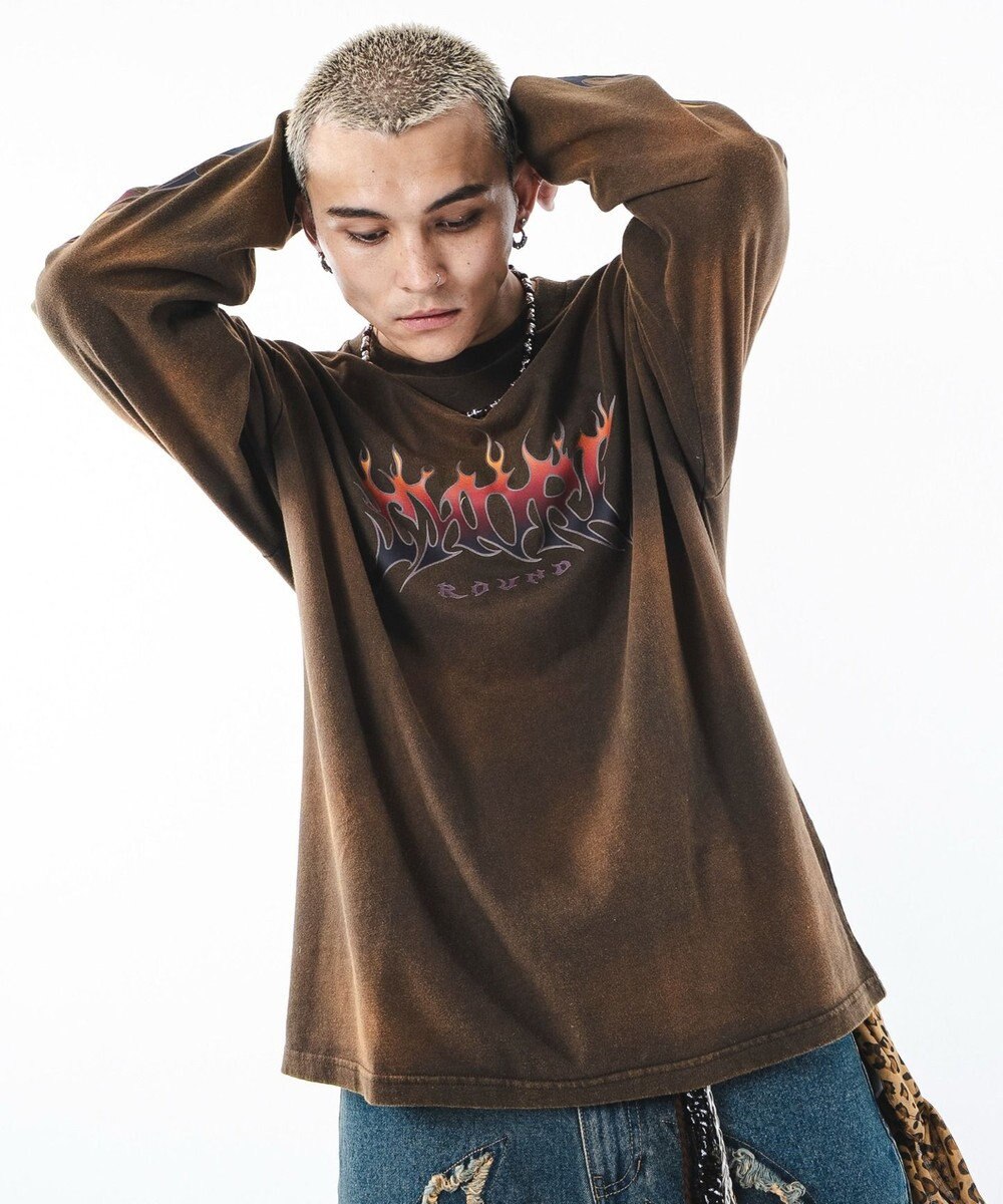 WEGO 【ユニセックス着用ITEM】フレイムグラフィックBIGT（LS） 