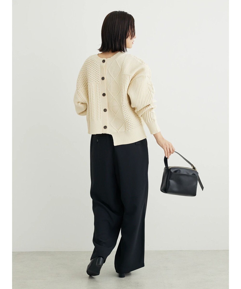 Green Parks ＫＢＦ　２ＷＡＹパッチワークニットカーディガン 