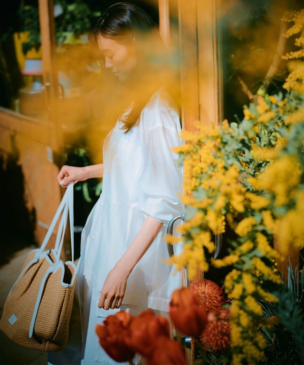 23区 【CLASSY.6月号掲載】雑材ミドル トートバッグ 