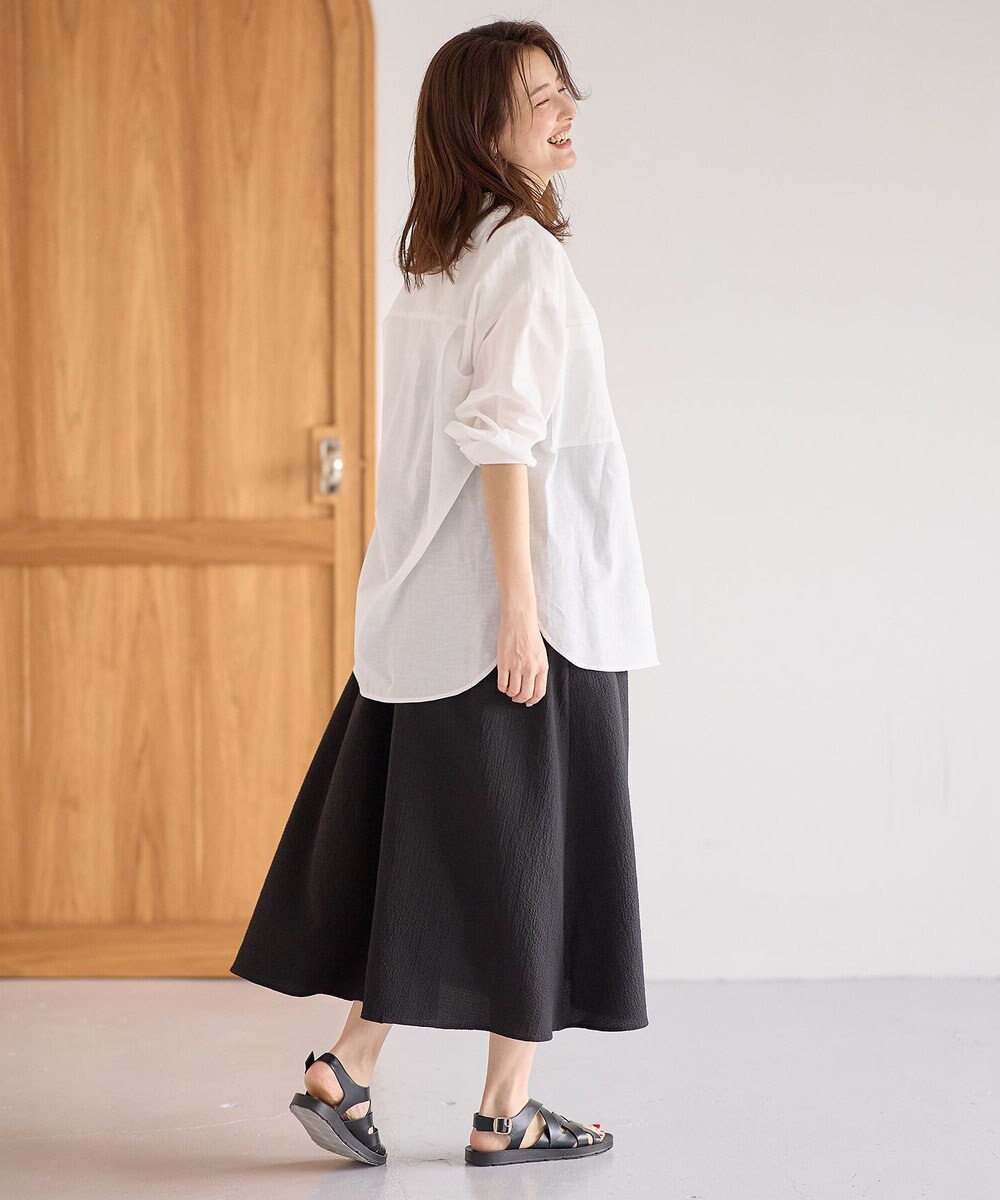 ANY コットンリネンシャツ 