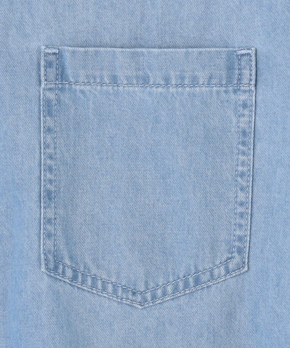 23区 S 【洗える】ライトダンガリー 2WAY シャツ 