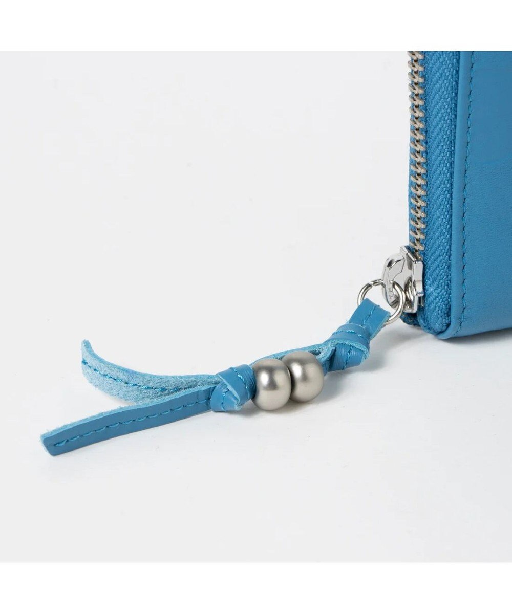 UNBILLION ペルケ perche / ドット型押しラウンドパームフィット財布 