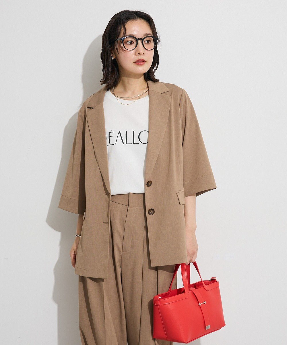 Green Parks シングル半袖ジャケット 