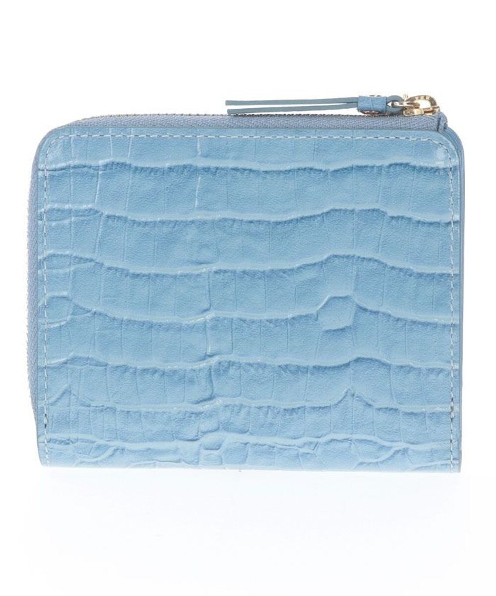 LANVIN en Bleu マゼンダ Lファスナー二つ折り財布 