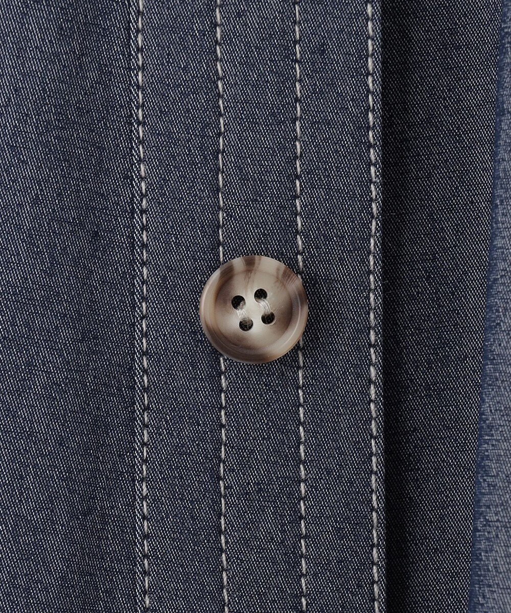 ANY SIS L 【洗える】ライトデニムライクシャンブレー スカート 