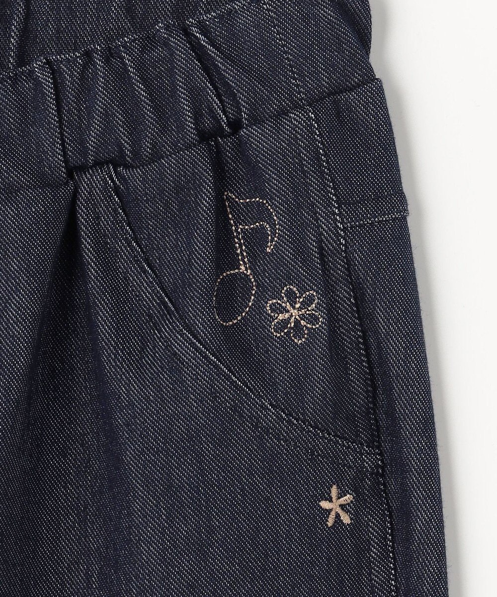 組曲 KIDS 【150-160㎝】シンフォニー デニムニットパンツ 
