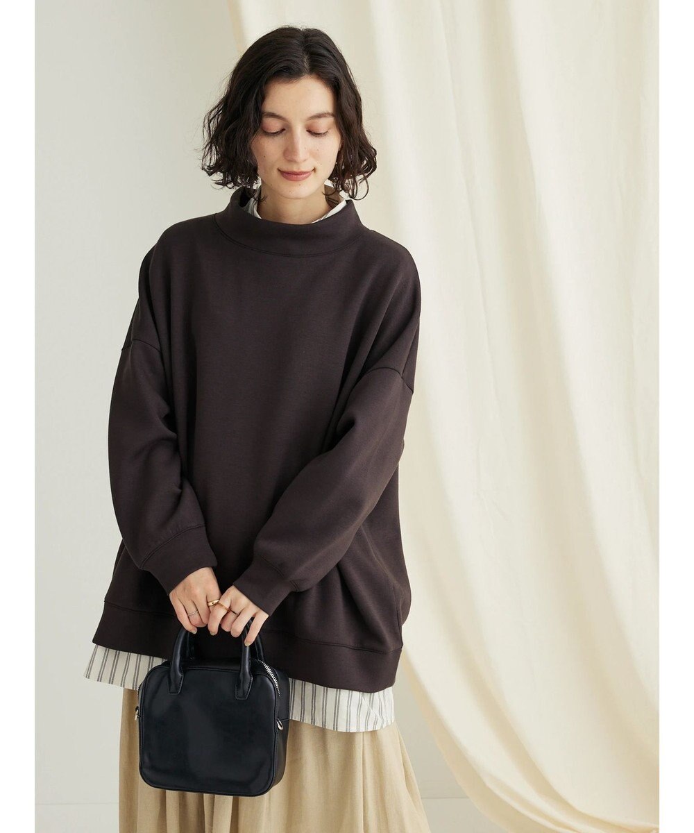 CRAFT STANDARD BOUTIQUE ポンチモックネックビッグプルオーバー 