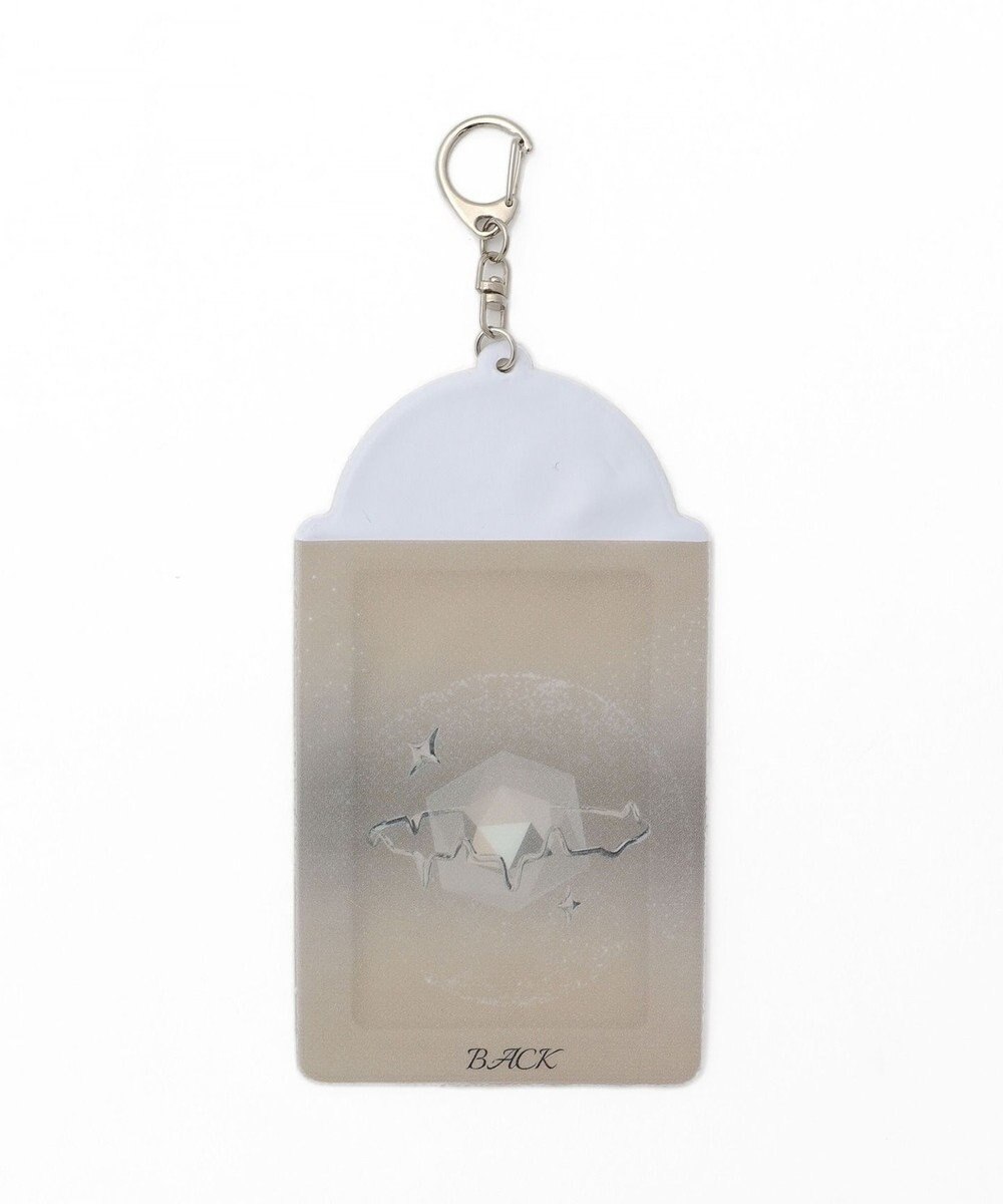 WEGO 【痛バ＆推し活グッズ】ラメクリアカラーモチーフカードホルダーキーホルダー 