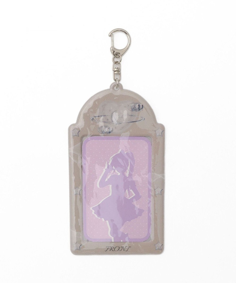 WEGO 【痛バ＆推し活グッズ】ラメクリアカラーモチーフカードホルダーキーホルダー 