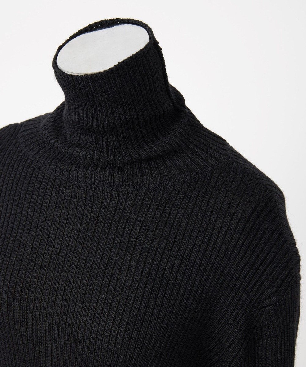 TOQUE 〈大草直子さんアドバイザー〉ベビーアルパカ×シルク ハイネックニット 