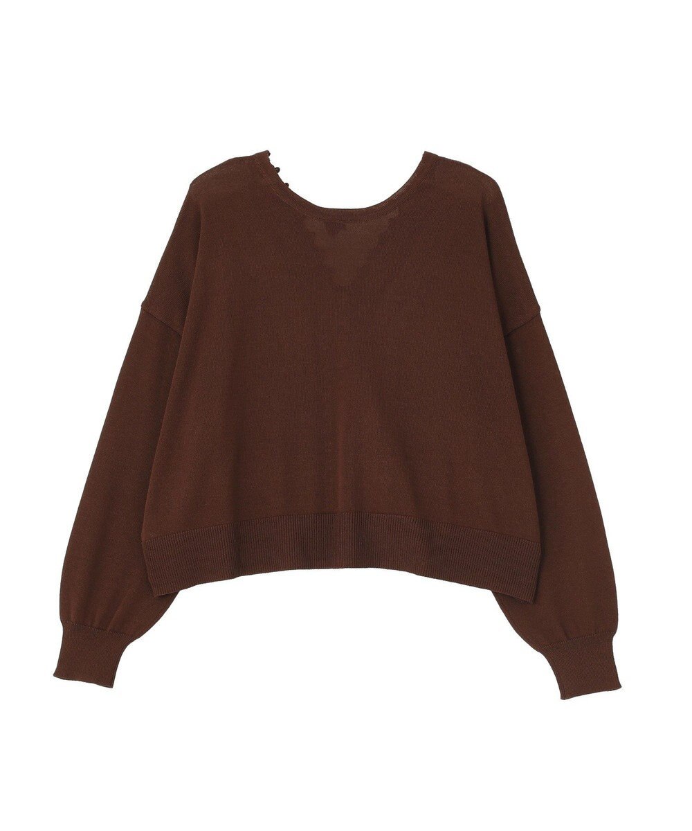 earth music&ecology 【2WAY】レーストリムシアーニットカーディガン 