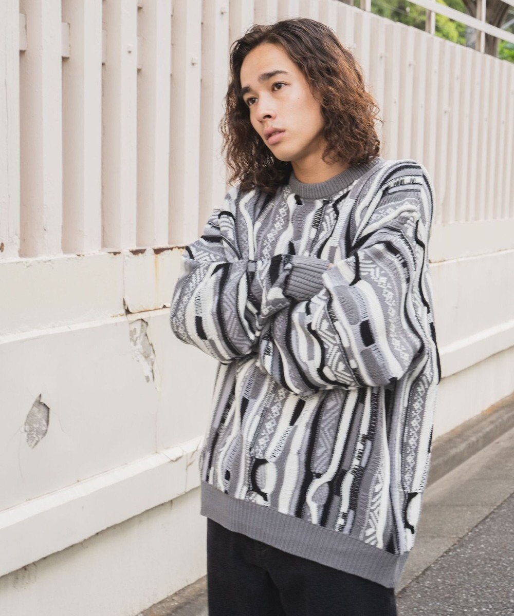 WEGO 3Dニットプルオーバー 