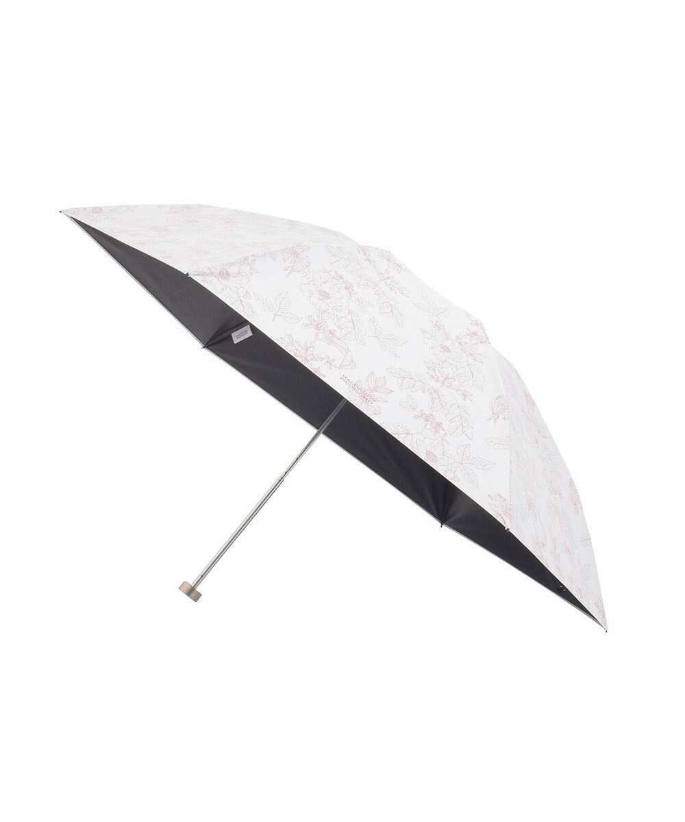 MOONBAT 【 遮光率100％/遮熱/UV/軽量】MACKINTOSH PHILOSOPHY(マッキントッシュフィロソフィー)晴雨兼用日傘 ドローイングフラワー Barbrella バーブレラ 折りたたみ傘 フワクール生地使用 