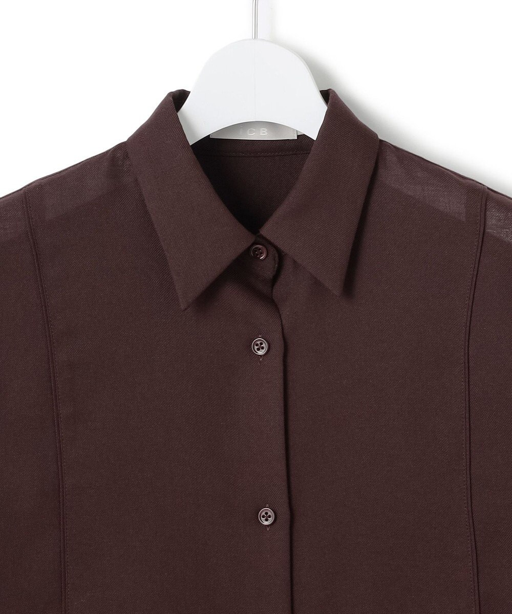 ICB L 【洗える】 シアービエラ デザインシャツ 